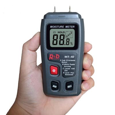 China Industrial Woodworking Moisture Multimeter Wood Moisture Meters Digital Moisture Moisture Tester MT-10 for sale