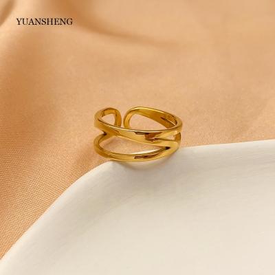 China Vintage 316l Stainless Steel Rings Adjustable Fine Jewelry Chunky Stainless Steel Rings for sale