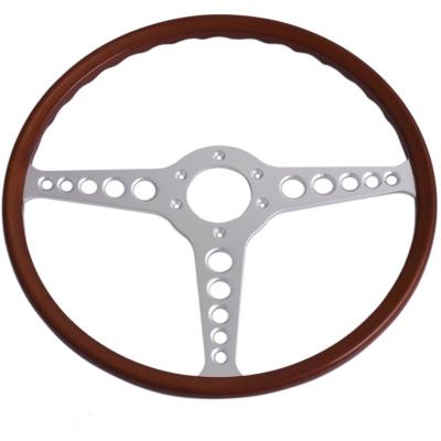 China Original Wooden and China Factory Reproduction Aluminum Wooden Steering Wheel for Jaguar for sale