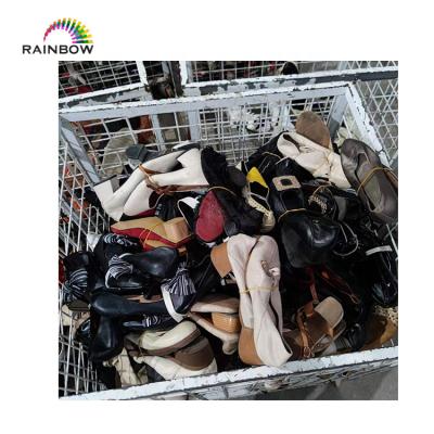 China Used Mixed Wholesale High Heel Used Loose Ladies Shoes for sale