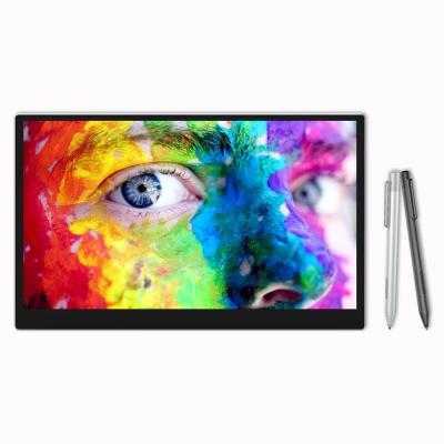 China Graphics Design 13.3 Inch Graphics Tablet FHD Pen Display 100%sRGB 400 Nits Portable Drawing Monitor For Laptop Samsung Smartphone Mac for sale