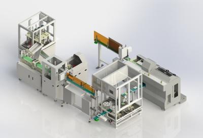 Cina 250gsm ha automatizzato il posizionamento di alta precisione del cartonista della macchina imballatrice in vendita