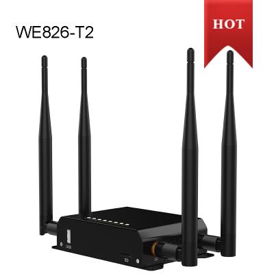 China ENTERPRISE zbt we826-t2 MT7620A 300mbps openwrt 4g lte router with sim card slot for sale