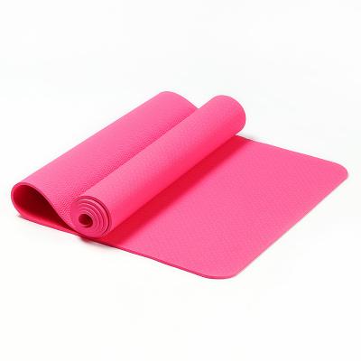 China OEM 6MM Tape Sports Gym Yoga Non-slip Eco-Friendly Home Mat for sale