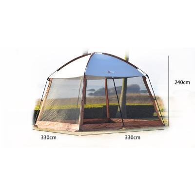 China Extended Type Large Capacity 10 People Portable Folding Tent Barbecue Canopy Outdoor Camping Tent for sale