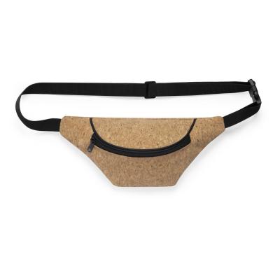 China Custom Eco-Friendly Recycled Natural Recycled Good-for-Nothing Bag Pussy Pack Cork Wood Bridle Cork Waist Bag for sale