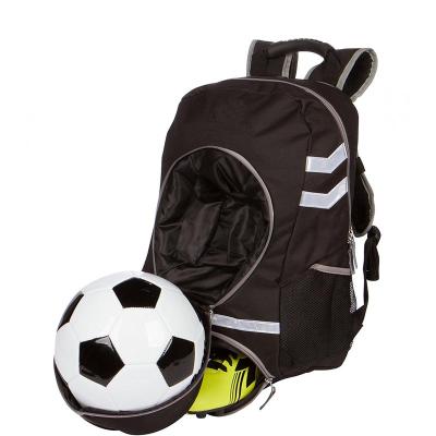 China Functional Sport OEM Football Gym Bag Soccer Equipment Bag Backpack With Shoe Comaprtment for sale