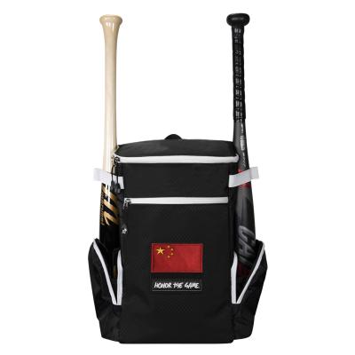 China Custom OEM Custom Backpack Bag Baseball Backpack Branded Baseball Bat And Equipment Baseball Backpack Gear For Teenage Team Training for sale