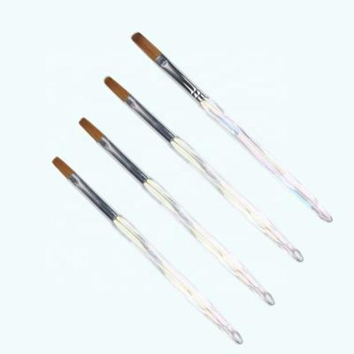 China Hot Kolinsky Colored Hair Grip Private Label NAIL Factory Sale Acrylic Nail Brushes for sale