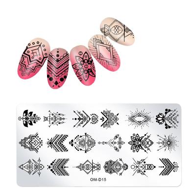 China 2020 Professional Salon Wholesale Custom Design 3d Anime Flower Silicone Art Stamp Stamping Nail Image Plate Stamping Art Plates for sale