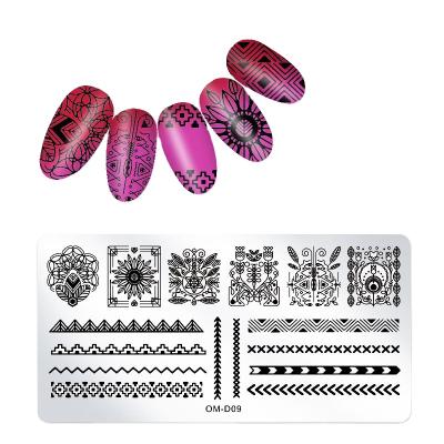 China High Quality Nail Art Stamping Plate Flower/Leaf Design Nail Art Tools Best Prices Special Professional Salon Hot Sale for sale