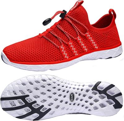 China Fashion Trend Mens Running Shoes Men's Walking Shoes Knit Mesh Breathable Sneakers Slip On Tennis Comfort Rush Lightweight Fitness Sneakers for sale