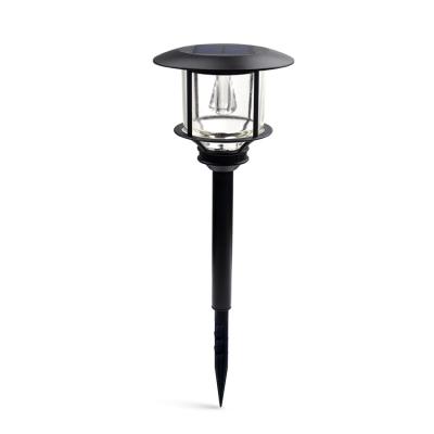 China 2020 Outdoor Garden Waterproof New Design IP44 Black Stake Loyal Solar Garden Lights For Pathway for sale