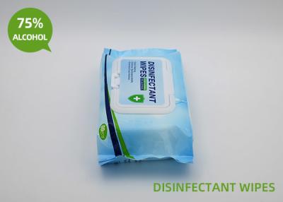 China Effective Virus Elimination Alcohol Disinfectant Wipes Size 14*20cm for sale