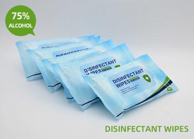 China Non Woven Fabrics Disinfectant Wipes Travel Pack With Alcohol Safe For Skin for sale