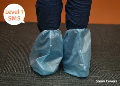 China Blue Indoor Non Slip Non Woven Fabric Disposable Boot Shoes Cover for sale