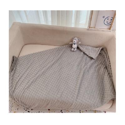 China Selling new type PORTABLE Children Gray Bear Printed Kid Blanket Sleeping Well Covering for sale