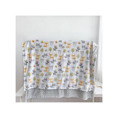 China 2021 LAPTOP New Promotion Fox Pattern Kids Polyester Funny Blanket Blanket for sale