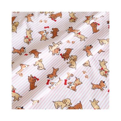 China Stretch Factory Directly Wholesale Fashion Printed Cotton Cloth Kids Bed Sheet Fabric for sale