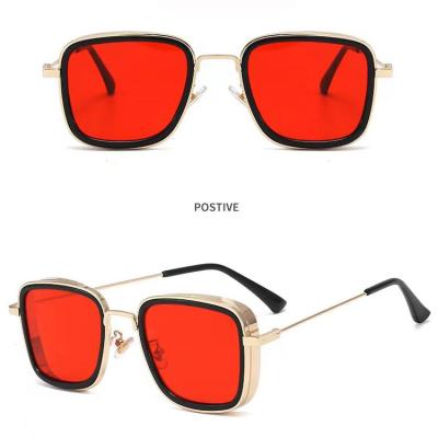 China High Quality Tone Fashion Color Changing Unisex Sunglasses Vintage Durable Multicolor Sunglasses for sale