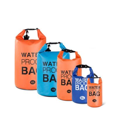 China Custom logo and color outdoor sport waterproof dry bag 2l 3l 5l 10l 15l 20l 25l 30l manufacturer waterproof dry bag for sale