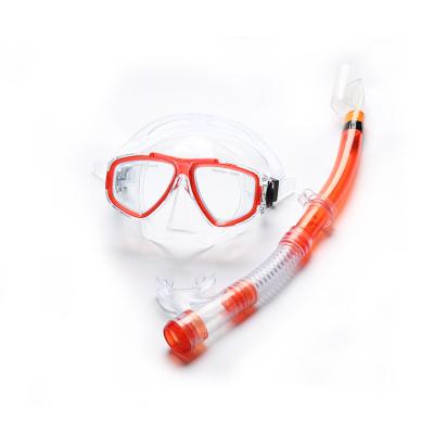 China Hot Sale Waterproof Scuba Dive Swimming Glasses Tempered Diving Mask Air Intake Set For Adult Scuba Diving Face Mask Set for sale