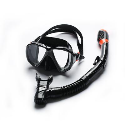 China Customized Snorkeling Mask Waterproof High Quality Silicone Liquid Scuba Diving Gear Tempered Glass For Swimming Set for sale