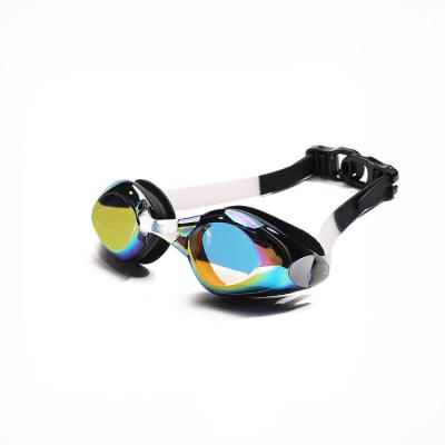 China New Arrival Waterproof Plated Swimming Goggles Swim Goggles Anti-UV Leak Proof Unisex-Adult for sale