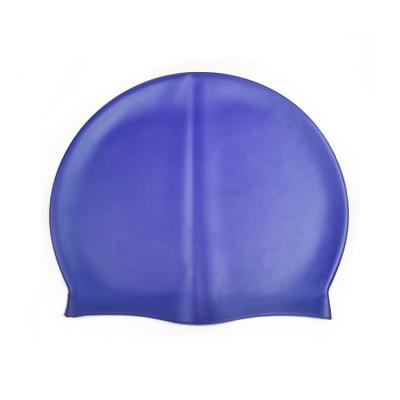 China 100% High Elasticity Silicone Swim Hat High Quality Waterproof Flat Dish Hat Sports Swimming Hat For Adult for sale