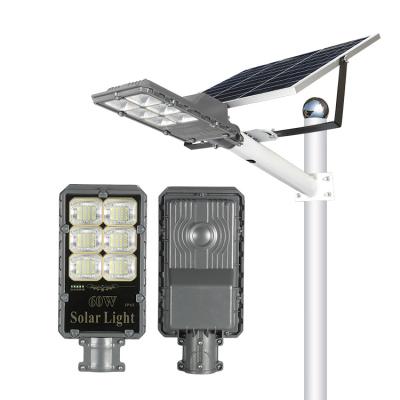 China High efficiency residential portable energy saving highlight 60w 100w 200w 300w 400w waterproof led solar street light for sale