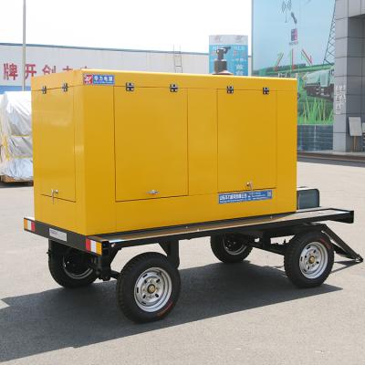 Cina Torre luminosa generatrice mobile 350Kw 320Kva Tipo rimorchio portatile con ruote in vendita