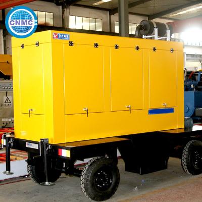 China 50HZ 60HZ Trailer Type Generator Diesel Mobile Generator Electric Portable Construction Generator for sale