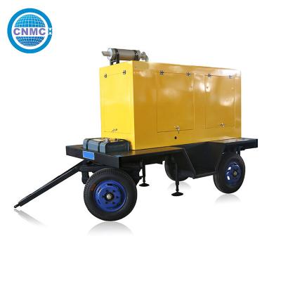 China Water Cooling Trailer Type Generator Set Multipurpose 150kVA for sale