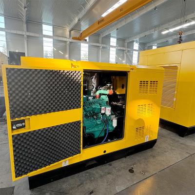 China Low Fuel Consumption Silent 3 Phase Generator 75kw 80kw 100kw CE à venda