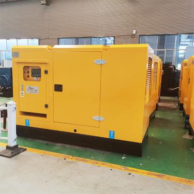 China Novo conjunto de gerador diesel trifásico de 50 kW refrigerado a água Motor silencioso 20 kW Potência nominal 1800 rpm Velocidade à venda