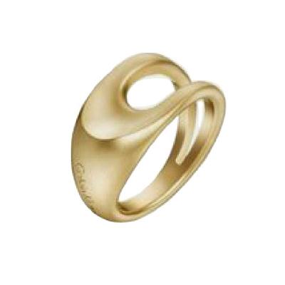 China Fashion Jewelry 18K Gold Stainless Steel Wholesale Hollow Out Designer New Trendy Gift Irregular Party Rings for sale