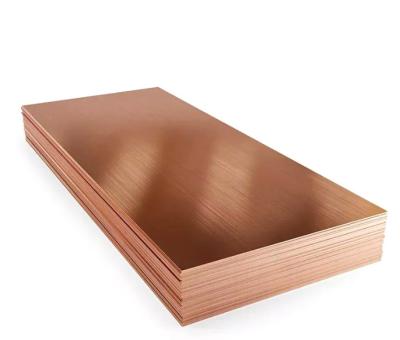 China JIS 1219mm 1500mm 1800mm Flat Copper Plate ISO9001 TU1 TU0 TU2 Interior Decorating for sale