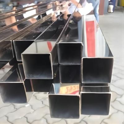 China Wall Thickness 0.6mm Stainless Steel Tube Bright Surface Rectangular OEM Customized for sale