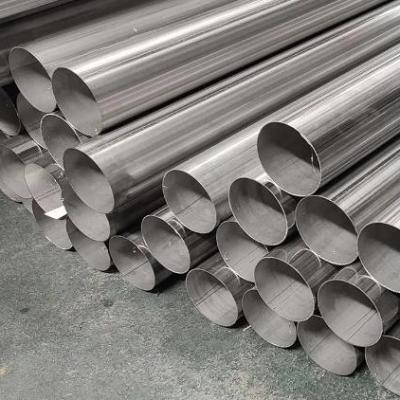 China Anti Corrosion SS Round Pipe Tp321 Tp321h S32205 8K Ba 5m Length Sch40 Sch20 for sale