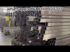 SS304L SS321 SS310S SS Seamless Pipe Square Hairline Finish 4mm X 4mm 20mm X 20mm