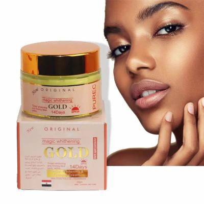 China Wholesale Pure Egyptian Gold Concealer Magic Whitening Face Cream Anti Aging For Black Skin for sale