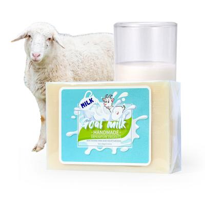 China New Arrivals 100% Custom Logo Moisturizing Handmade Goat Milk Foundation Brightening Soap for sale