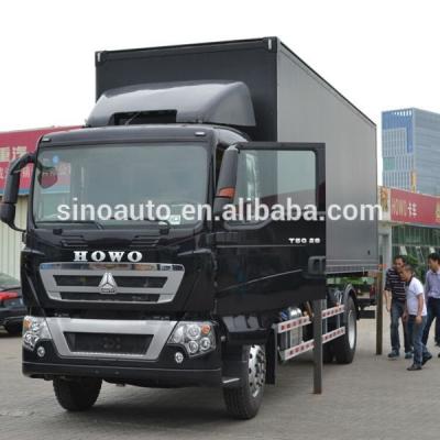 China howo 10 tone 4x2 van cargo truck 7990*2496*2958 mm for sale