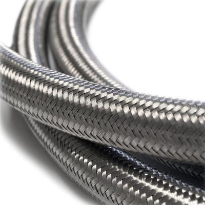 China Iron & steel industry 304 1/2 layer stainless steel braided corrugated metal flexible hose for sale