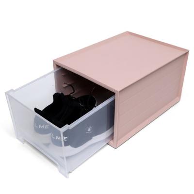 China Sustainable 10kg Load Plastic Container Drawer Organizer For Makeup Te koop