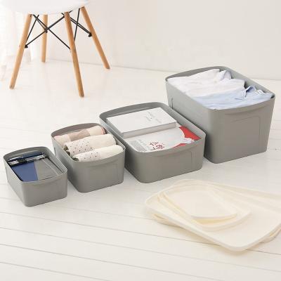 Cina Scatola di Grey Stackable Underwear Plastic Storage in vendita