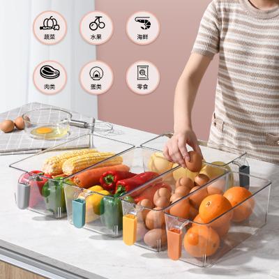 Cina L'OEM fruttifica organizzatore di plastica della cucina dei contenitori 30.5x11.5CM del risparmiatore in vendita