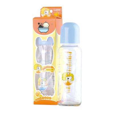 China Highly Used Bpa Free Glass Hands Premium BPA Free Baby Bottle 240ml 8oz for sale