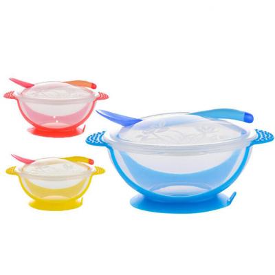 China 100% Eco-friendly Products BAP Free Baby Food Grade PP Plastic Baby Bowls With Suction Cup for sale