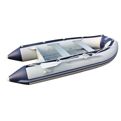 China PVC Manufacturers Sell 2/3/4 Person Small Boat Inflatable Kayak Thickened Custom Inflatable Fishing Boat for sale